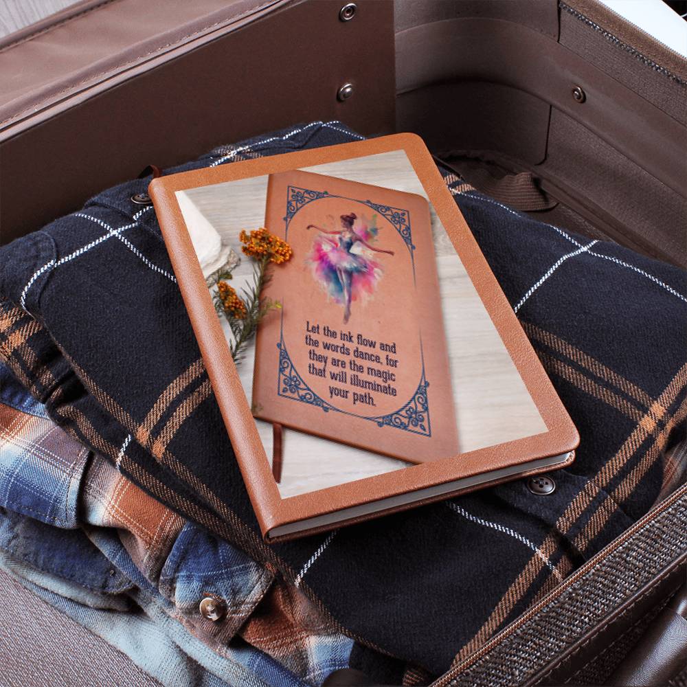 DAD Leather Graphical Journal, Dancing Girl