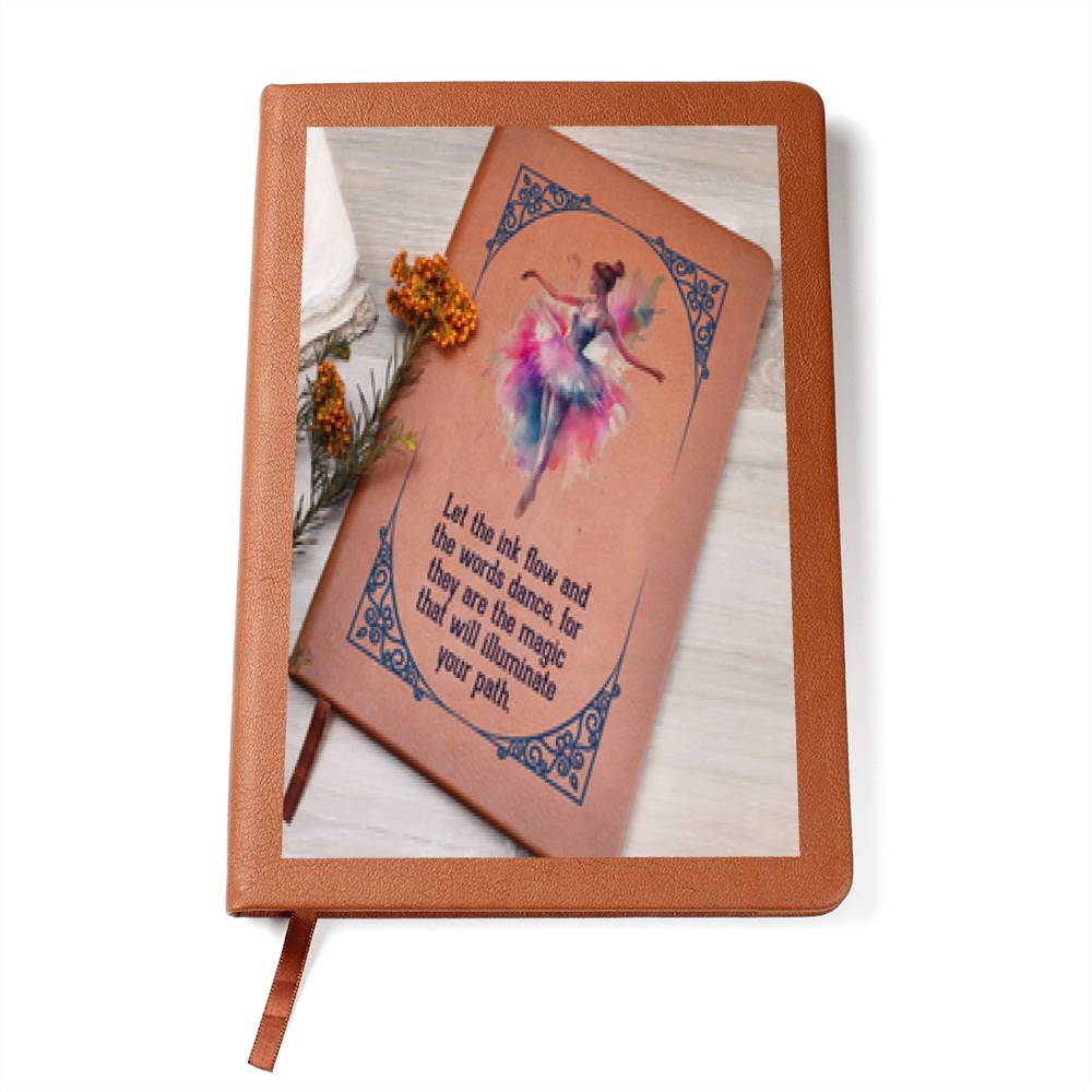 DAD Leather Graphical Journal, Dancing Girl
