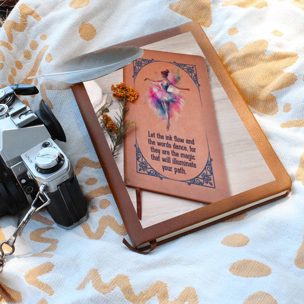 DAD Leather Graphical Journal, Dancing Girl
