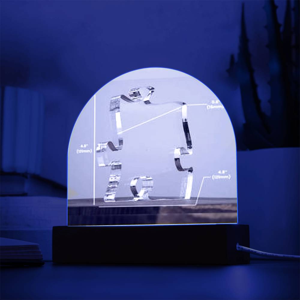 Acrylic Dome Plaque