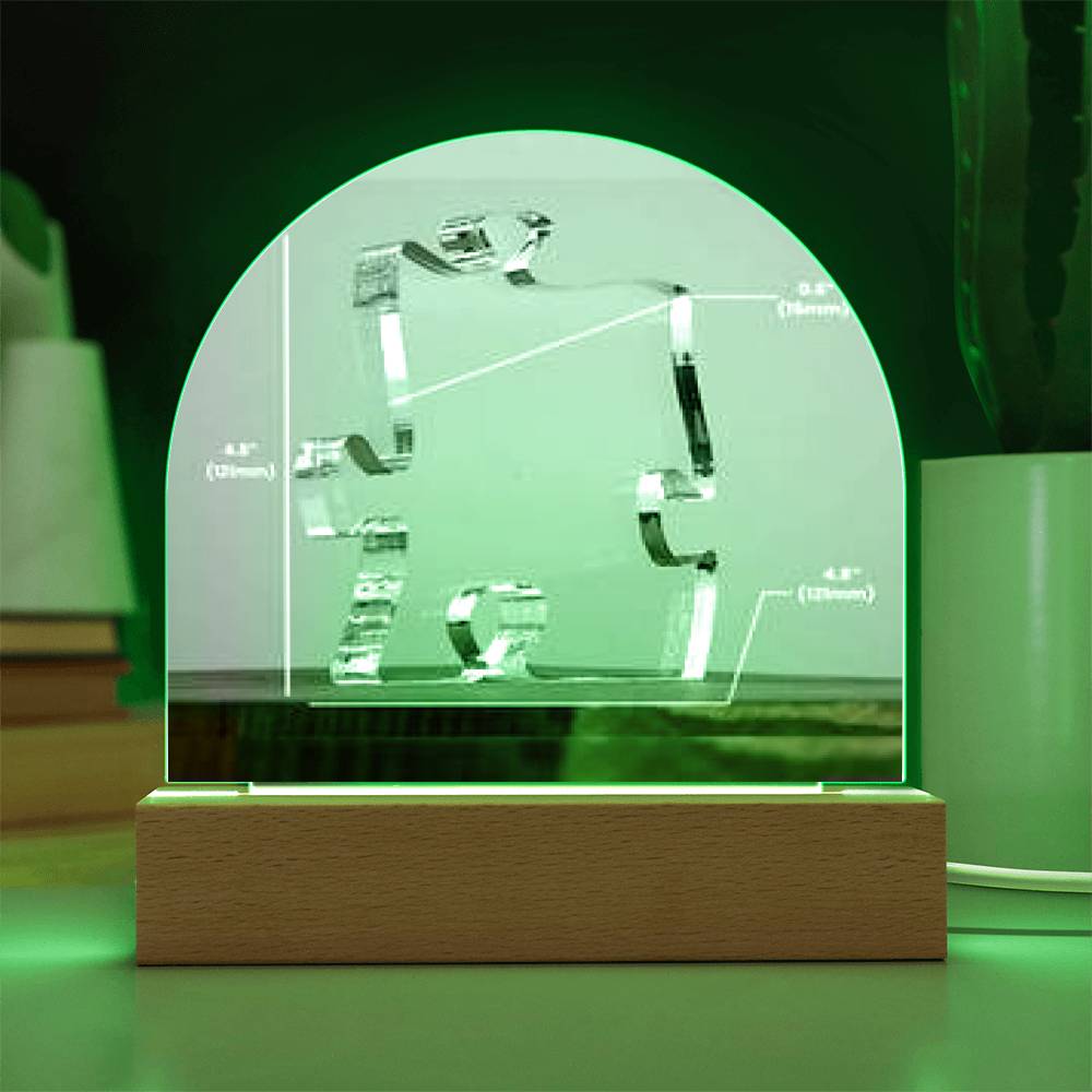 Acrylic Dome Plaque