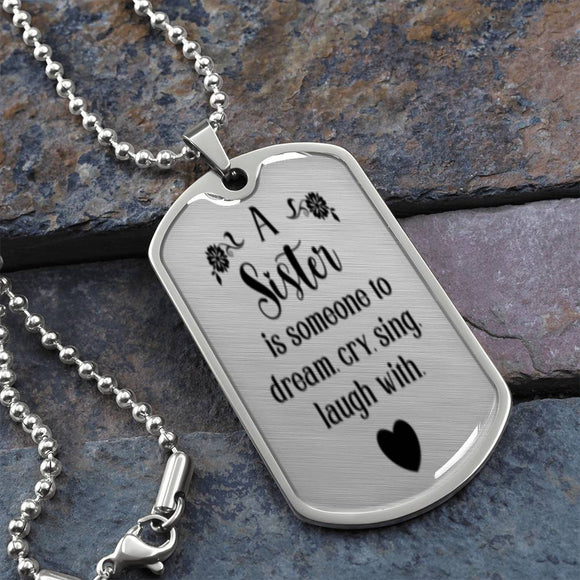 _t0246_ ShineOn, Graphic Dog Tag with Necklace, shatterproof liquid glass coating and 18k gold finish option. Rectangle