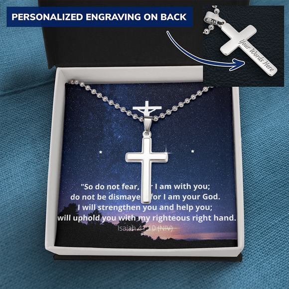 ShineOn, Personalized Cross necklace1