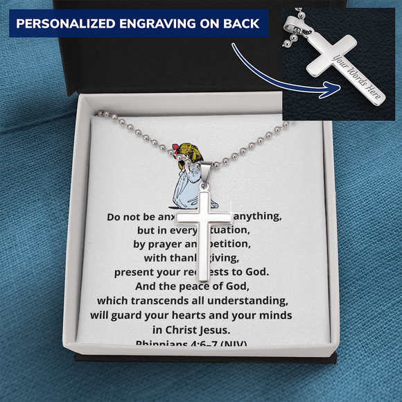 ShineOn, Personalized Cross necklace1, bible script card