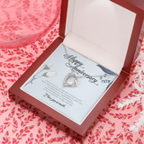 ShineOn, Forever Love necklace with polished Heart Pendant.