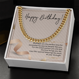 ShineOn, Cuban Link Chain in Polished Stainlless  or 14K Yellow Gold, Perfect Gift for Any occasion including Father's Day and Birthday.. Adjustable length 18-22 inch.